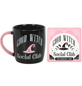 SDW Good Witch Social Club Mok en Onderzetter Set