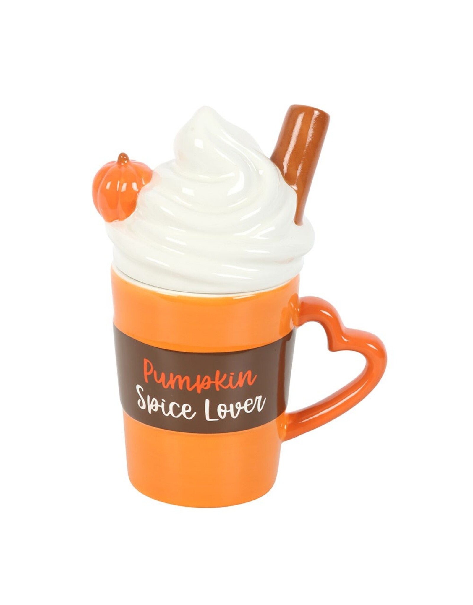 SDW Giftware & Lifestyle - Pumpkin Spice Latte 3D Mok met Deksel