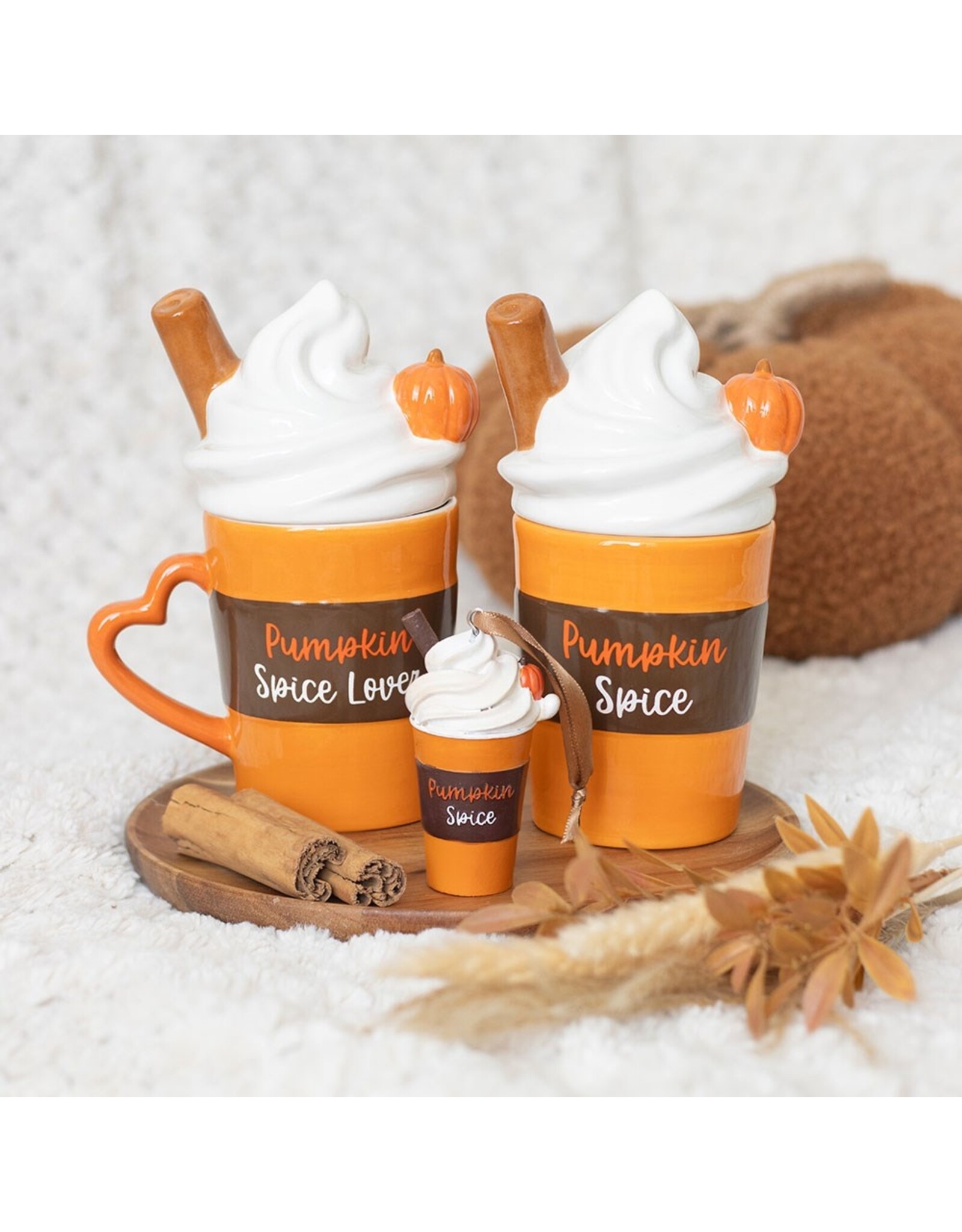 SDW Giftware & Lifestyle - Pumpkin Spice Latte 3D Lidded Mug