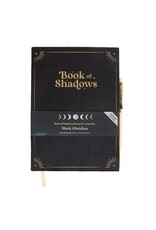 SDW Miscellaneous - Book of Shadows Fluwelen Notitieboek met Zwarte Obsidiaan pen