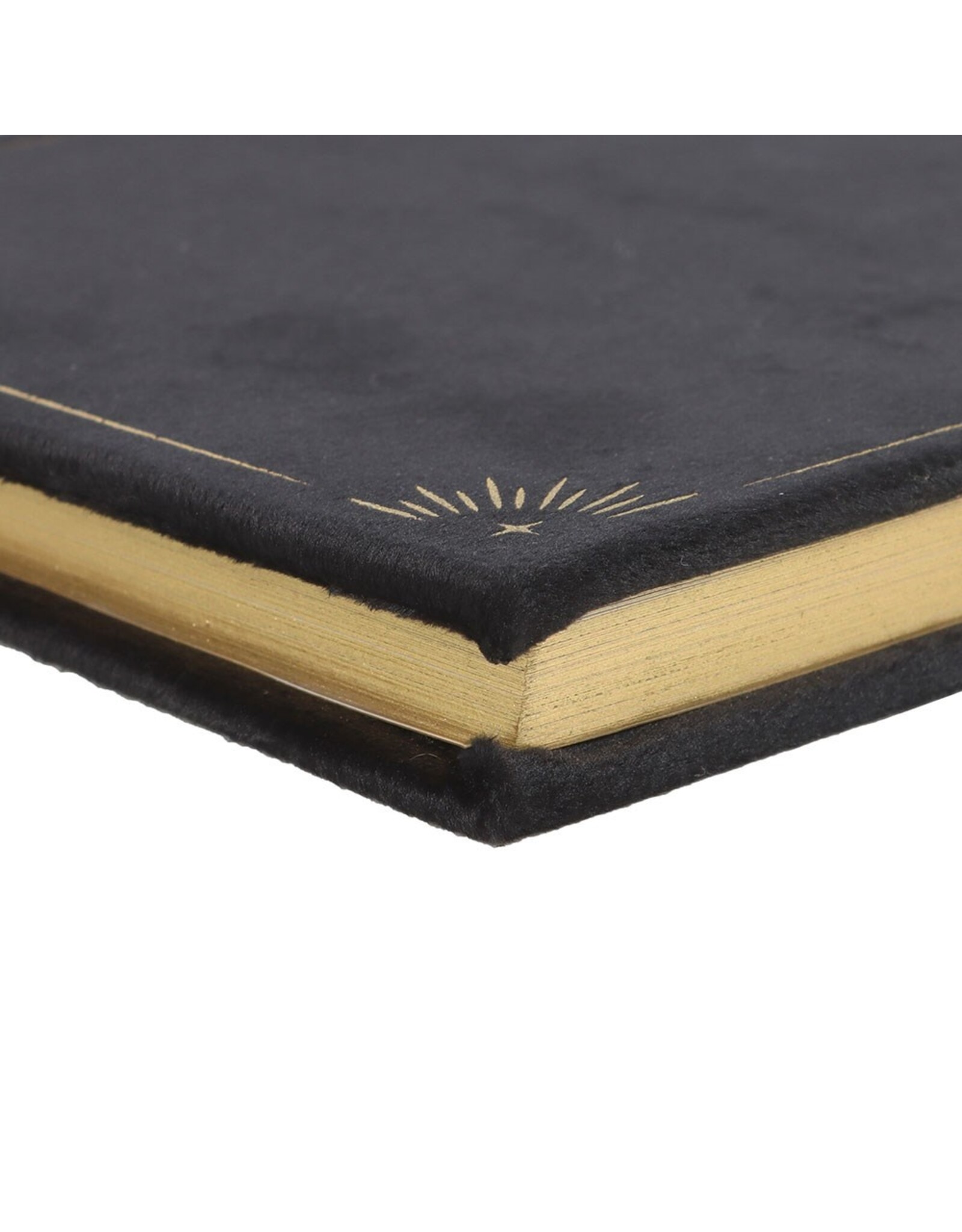 SDW Miscellaneous - Book of Shadows Velvet Journal with Black Obsidian Crystal Pen