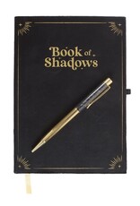 SDW Miscellaneous - Book of Shadows Velvet Journal with Black Obsidian Crystal Pen