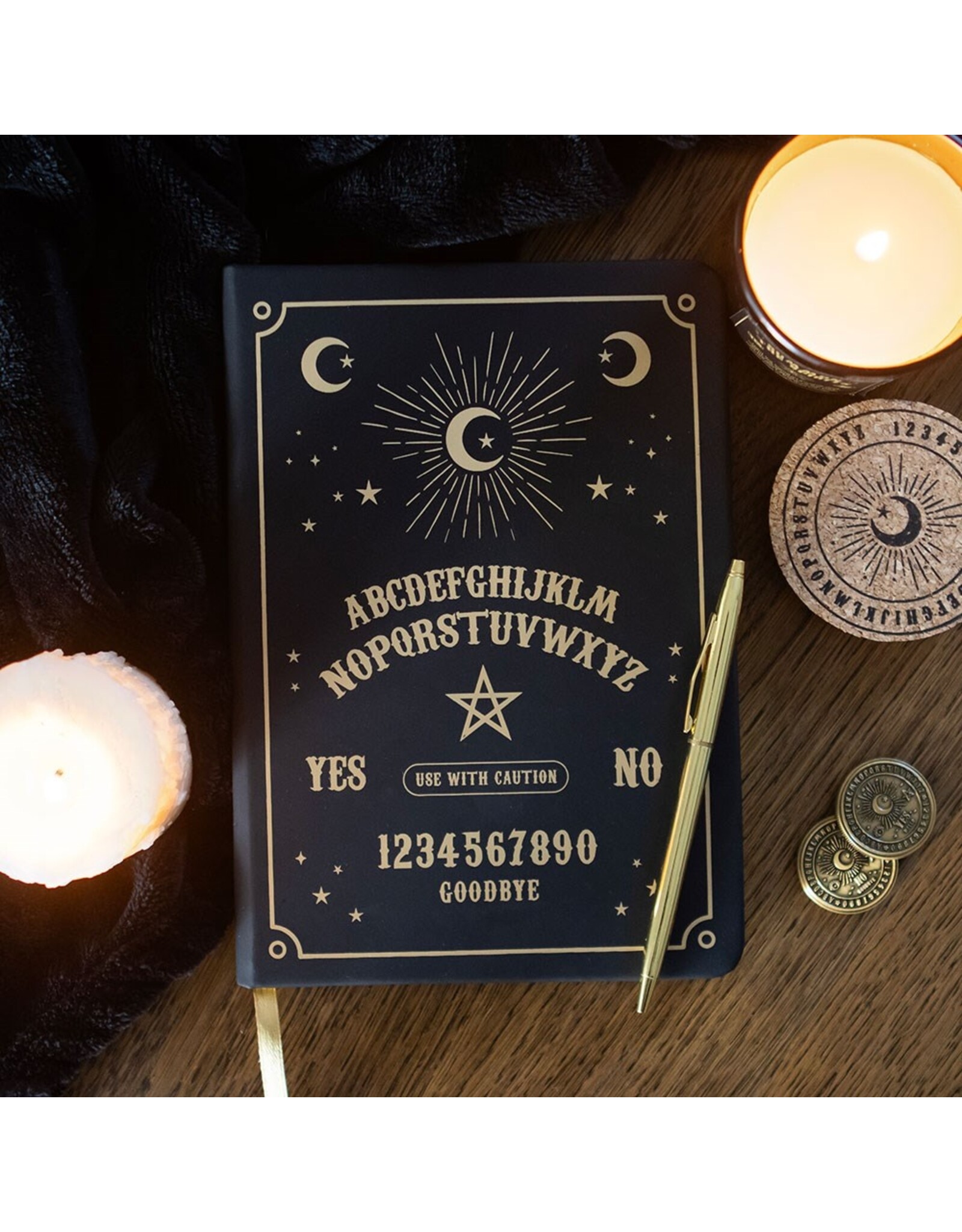 SDW Miscellaneous - Zwart Ouijabord A5 Notitieboek