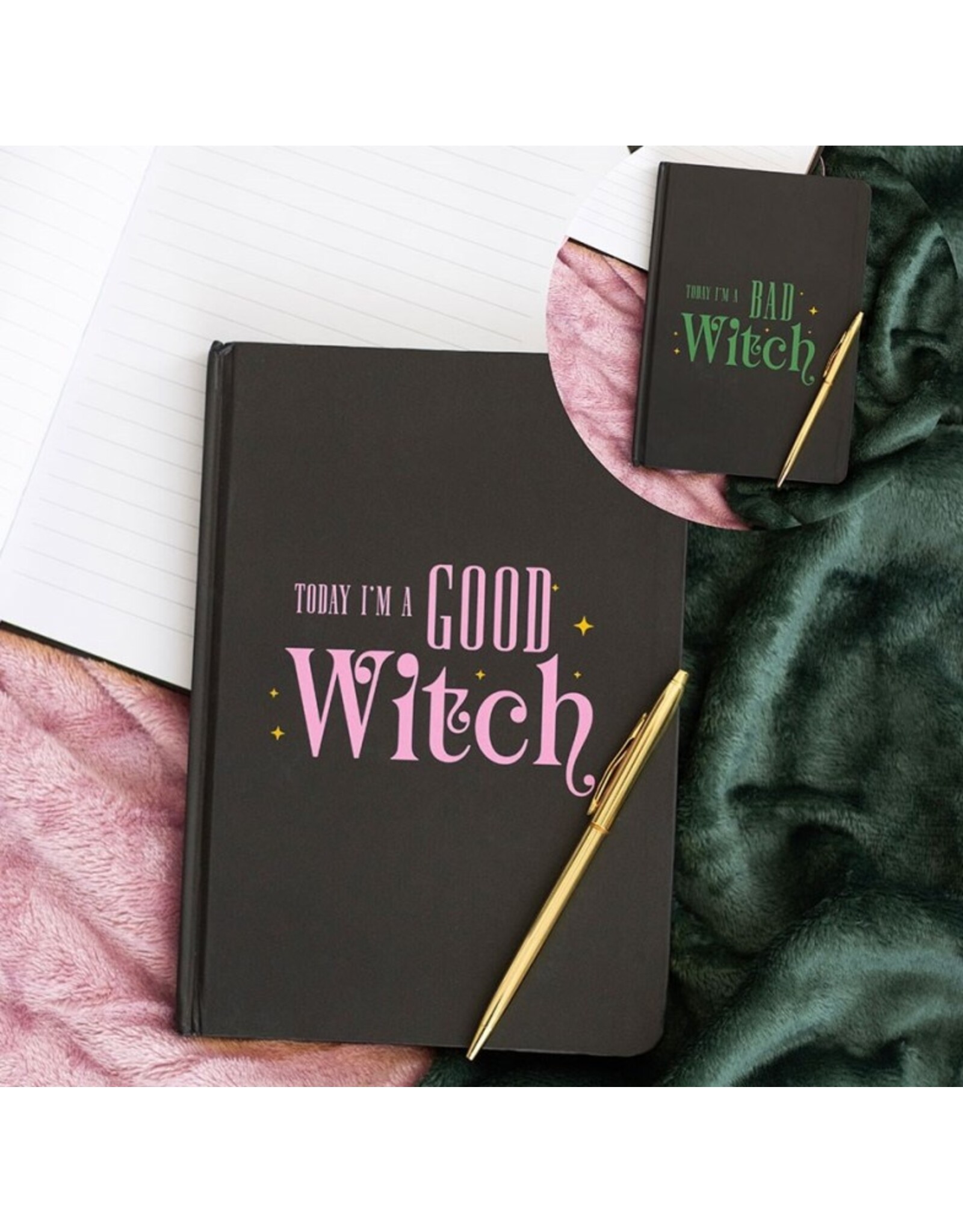 SDW Miscellaneous - Good Witch Bad Witch A5 Reversible Notebook - without pen