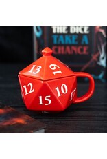 SDW Giftware & Lifestyle - D20 Gaming Dobbelsteenvormige Mok met Deksel