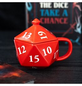 SDW D20 Gaming Dice Shaped Mug