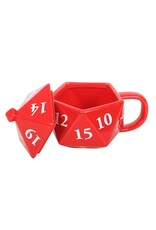 SDW Giftware & Lifestyle - D20 Gaming Dobbelsteenvormige Mok met Deksel