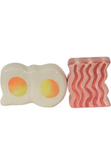 Furrybones Giftware & Lifestyle -  Salt & Pepper Shaker Fried Egg and Bacon