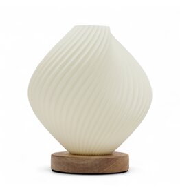 AWG New Wave Shell Twisted Table Lamp/Desk Lamp