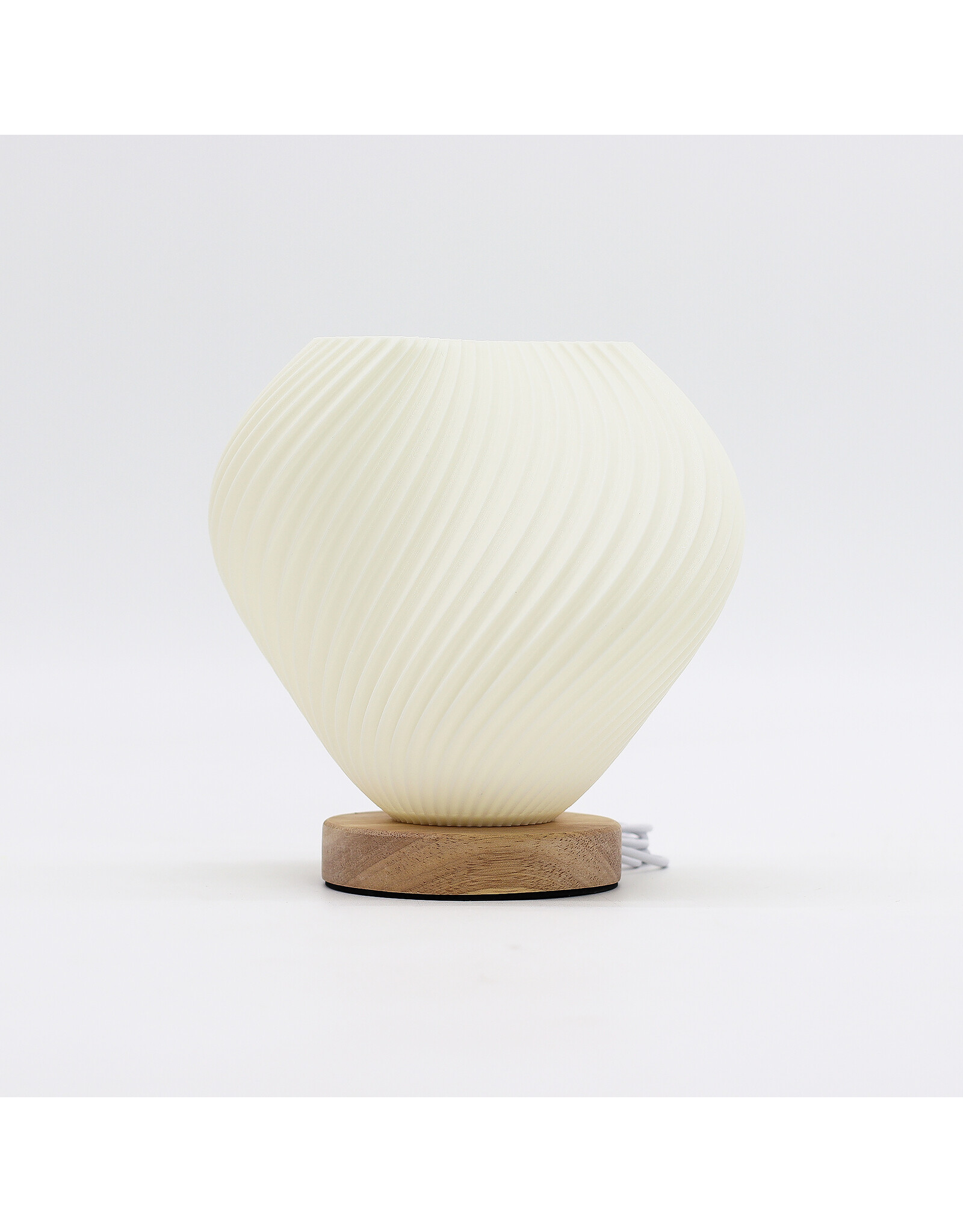 AWG Miscellaneous -  New Wave Shell Twisted Table Lamp/Desk Lamp