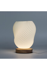 AWG Miscellaneous - Tafellamp / Bureaulamp New Wave Schelp Gedraaid