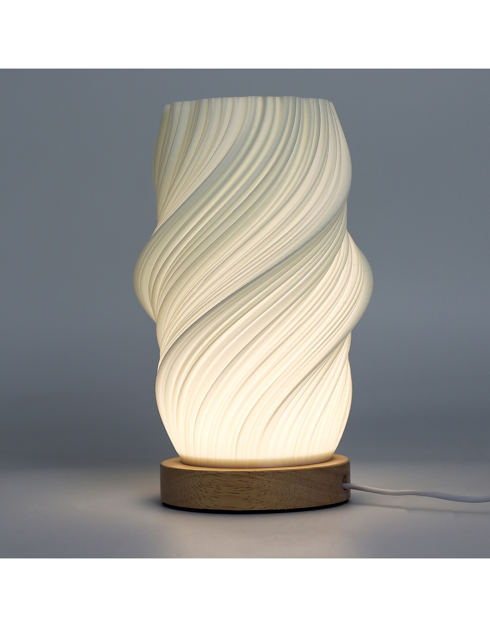 AWG Miscellaneous - New Wave Cloud Twisted  Table Lamp/Desk Lamp