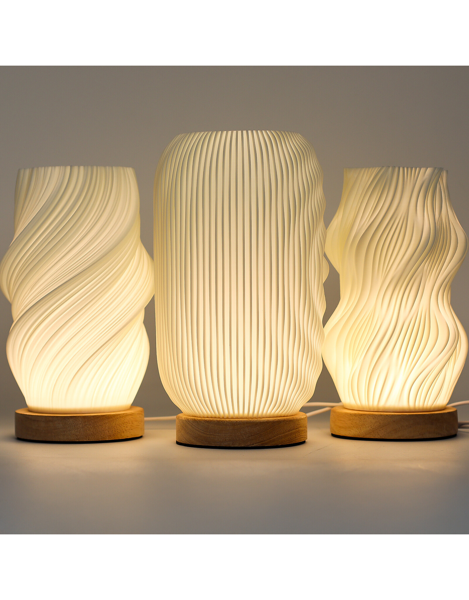 AWG Miscellaneous - New Wave Cloud Twisted  Table Lamp/Desk Lamp