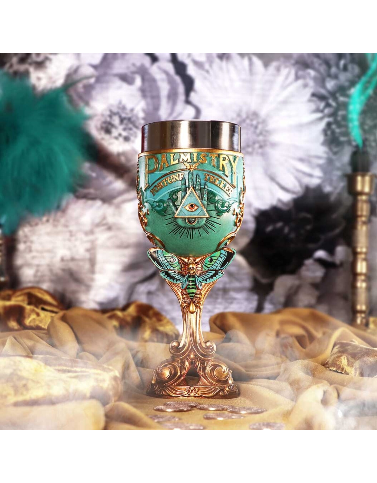 NemesisNow Giftware & Lifestyle - The Teller Palmistry Goblet Nemesis Now 19.5cm