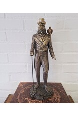 Trukado Giftware & Lifestyle -  Bird Gentleman with Tall Hat figurine 39cm