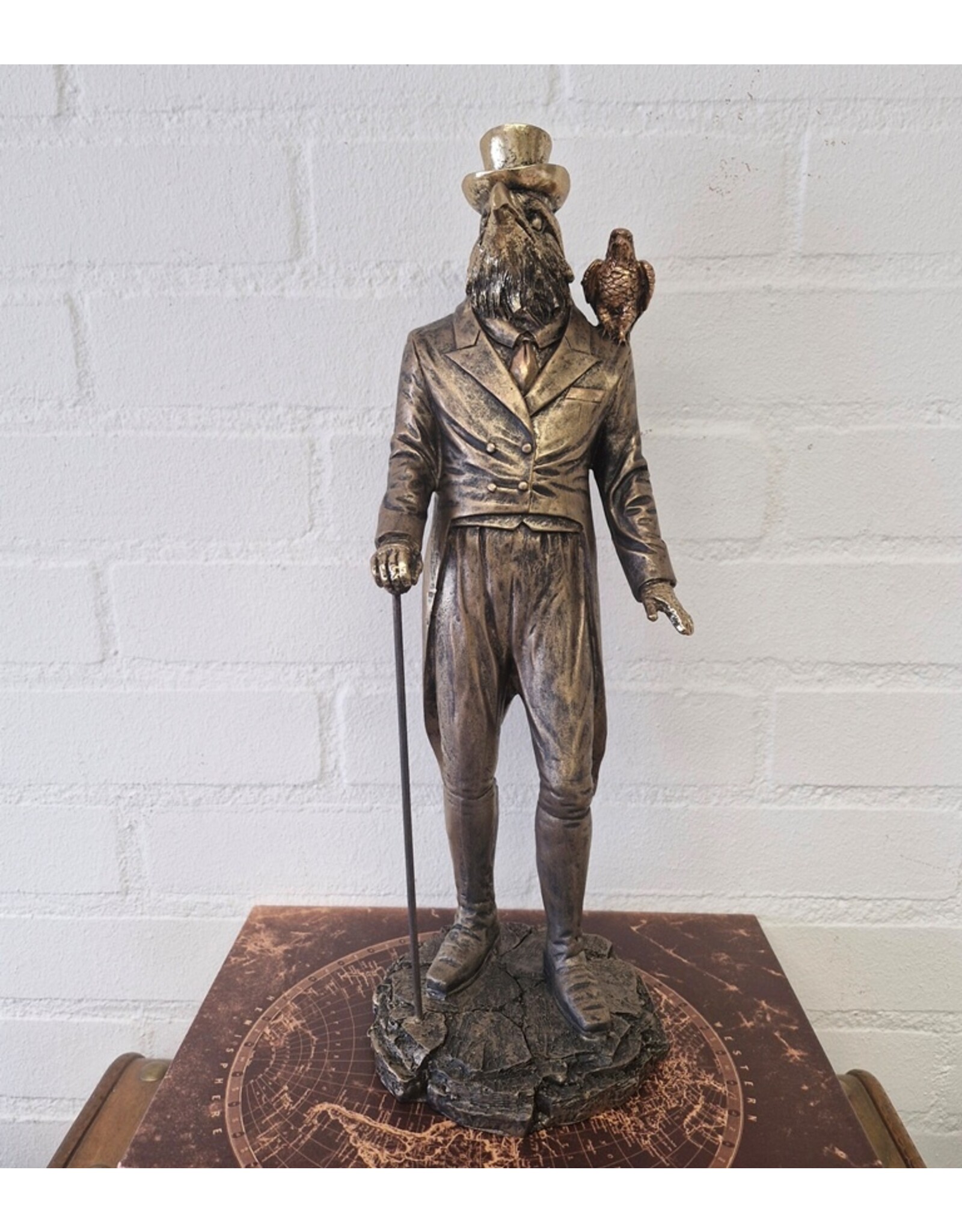 Trukado Giftware & Lifestyle -  Bird Gentleman with Tall Hat figurine 39cm