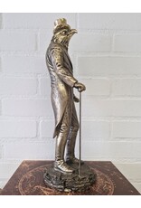 Trukado Giftware & Lifestyle - Vogel Gentleman met Hoge Hoed beeldje 39cm