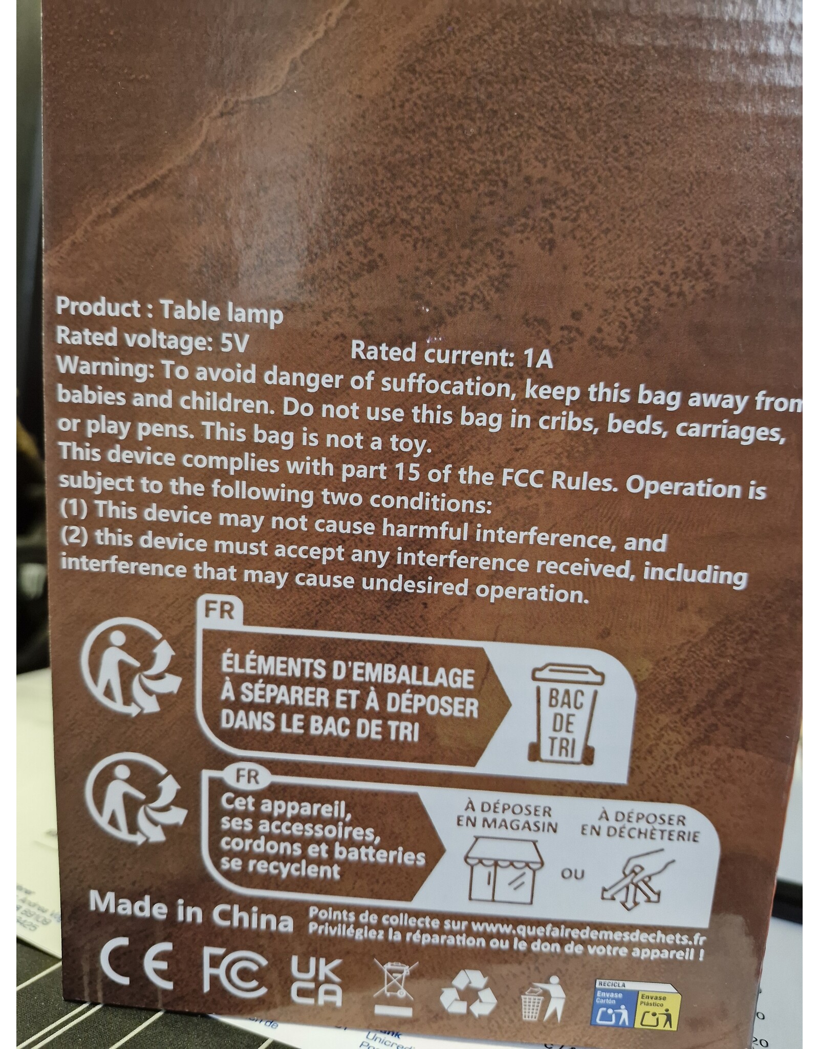 AWG Miscellaneous - New Wave Cloud Twisted  Table Lamp/Desk Lamp