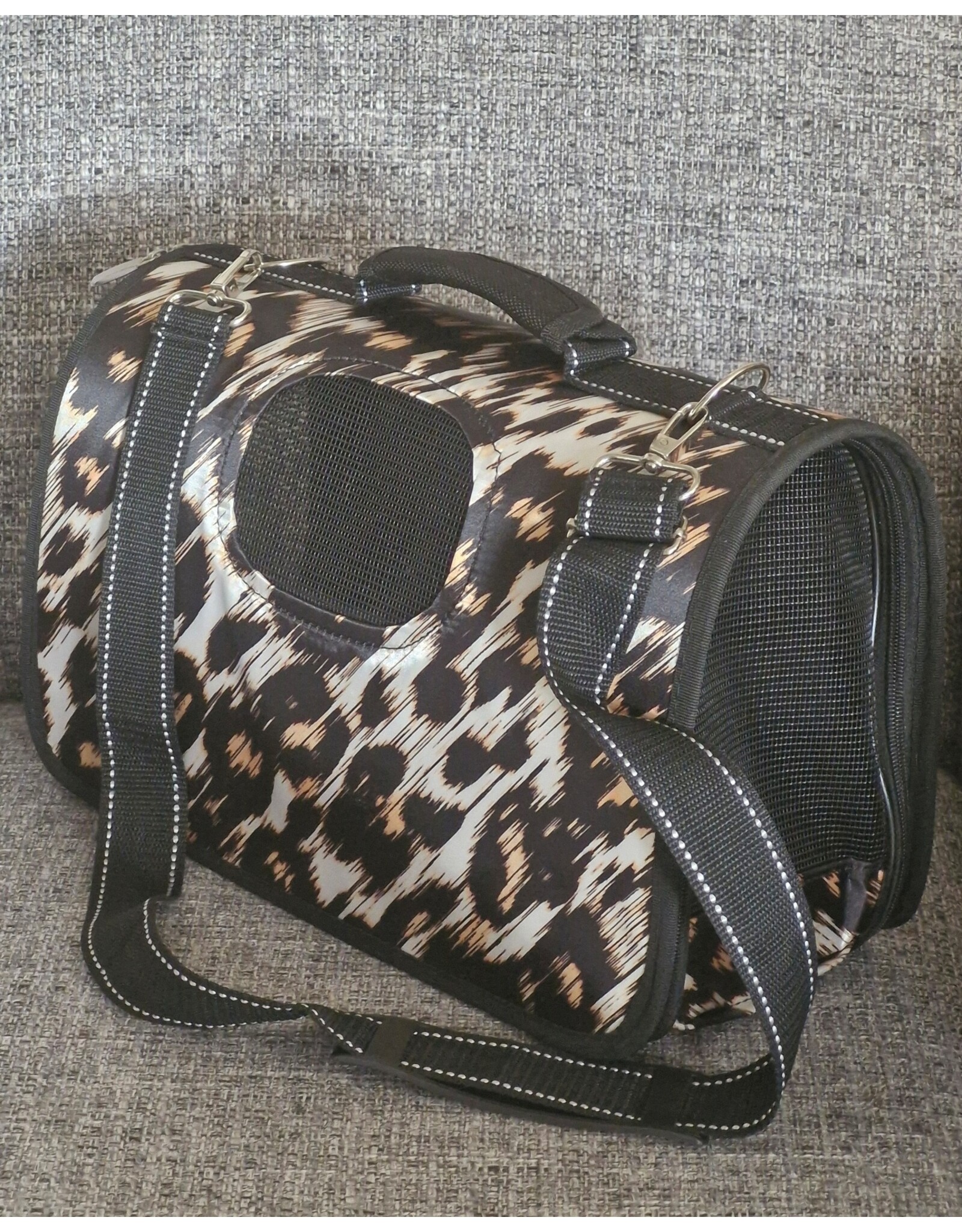 LDM Miscellaneous - Draagtas - Draagtas - Reistas voor Kleine Huisdieren panter