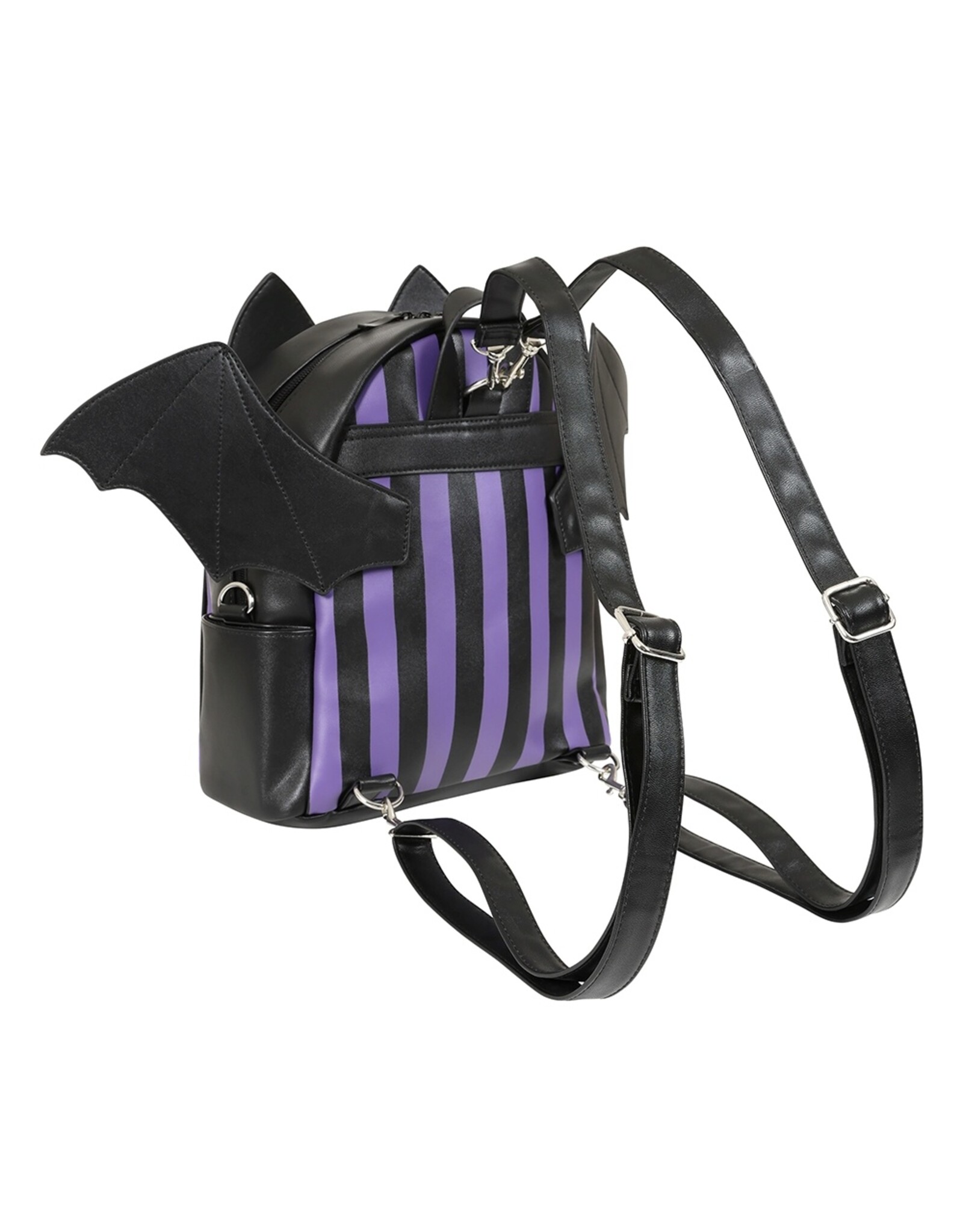 Banned Gothic Tassen Steampunk Tassen - Banned Nightfall Bat rugtas/schoudertas