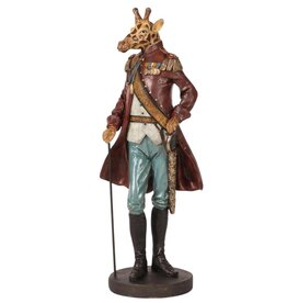 Baroque Giraf gekleed als Maarschalk beeld 44,5cm