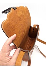 Trukado Leather bags - Leather Shoulder bag with Authentic Flower relief