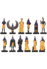 Veronese Design Giftware & Lifestyle - Pyramid Display with Twelve Egyptian Gods