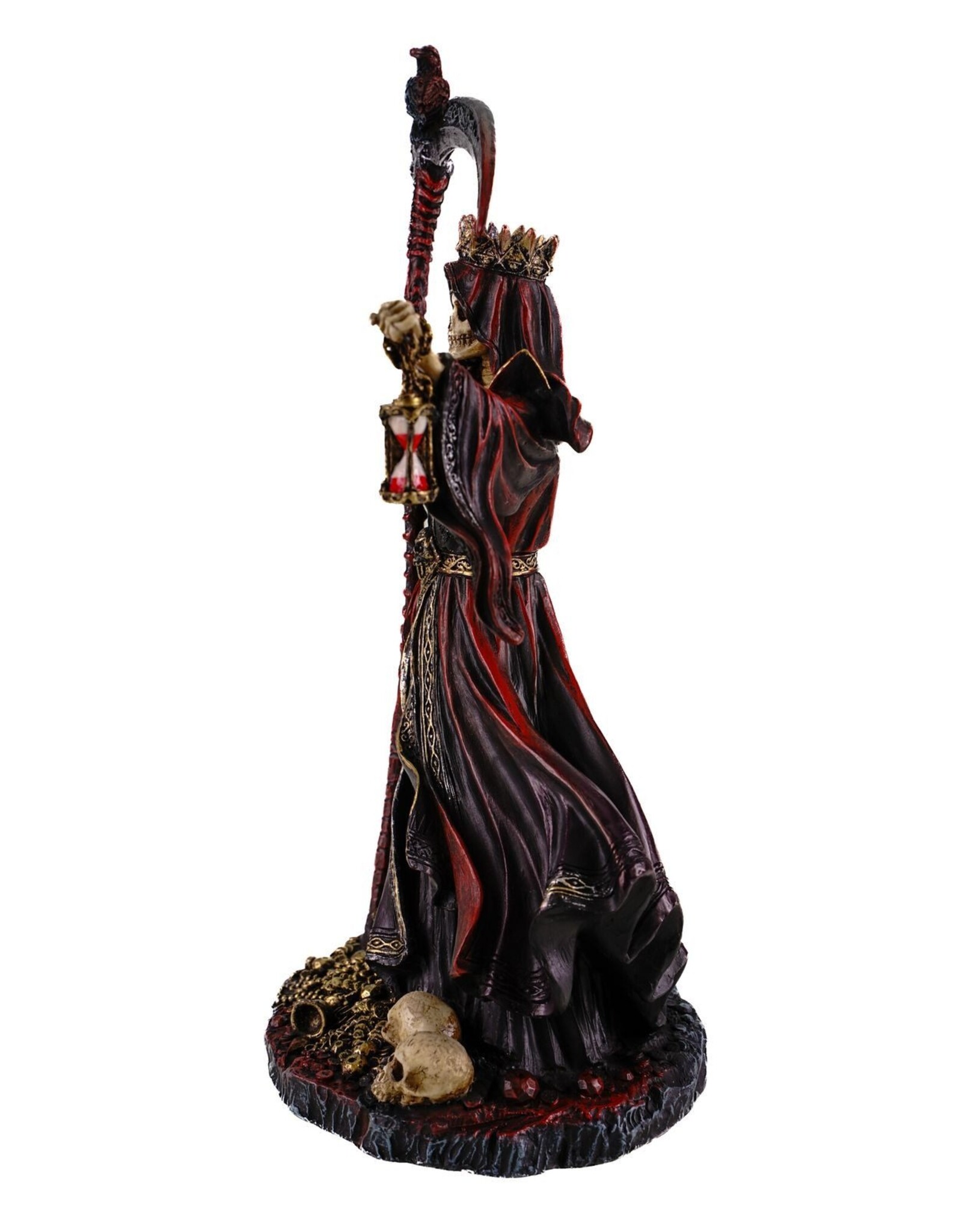 Veronese Design Giftware Beelden Collectables  -  “King of the  Death” Magere Hein beeldje 22cm