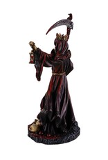 Veronese Design Giftware Beelden Collectables  -  “King of the  Death” Magere Hein beeldje 22cm