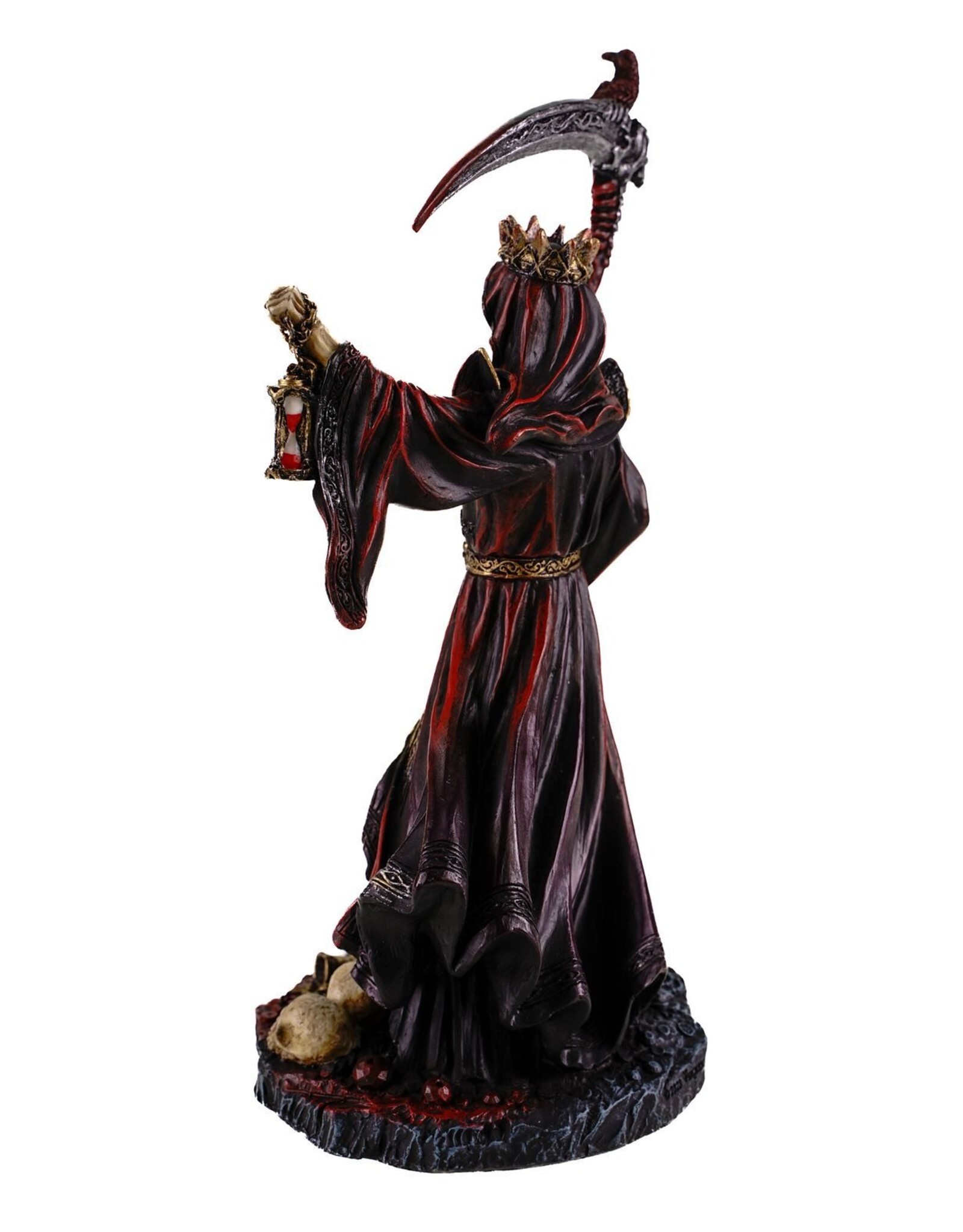 Veronese Design Giftware Beelden Collectables  -  “King of the  Death” Magere Hein beeldje 22cm