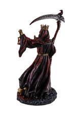 Veronese Design Giftware Beelden Collectables  -  “King of the  Death” Magere Hein beeldje 22cm
