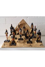 Veronese Design Giftware & Lifestyle - Piramide Display met Twaalf Egyptische Goden