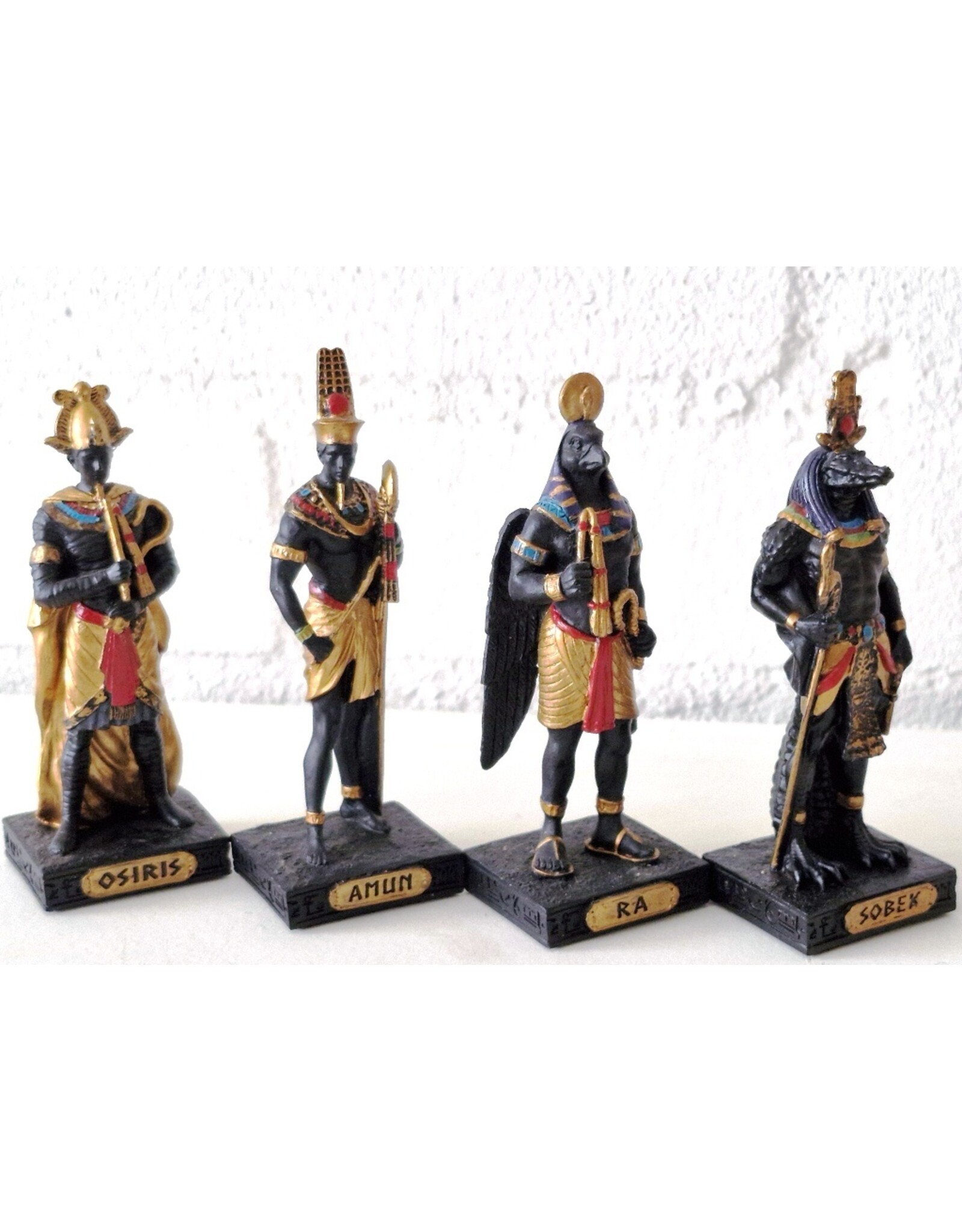 Veronese Design Giftware & Lifestyle - Pyramid Display with Twelve Egyptian Gods