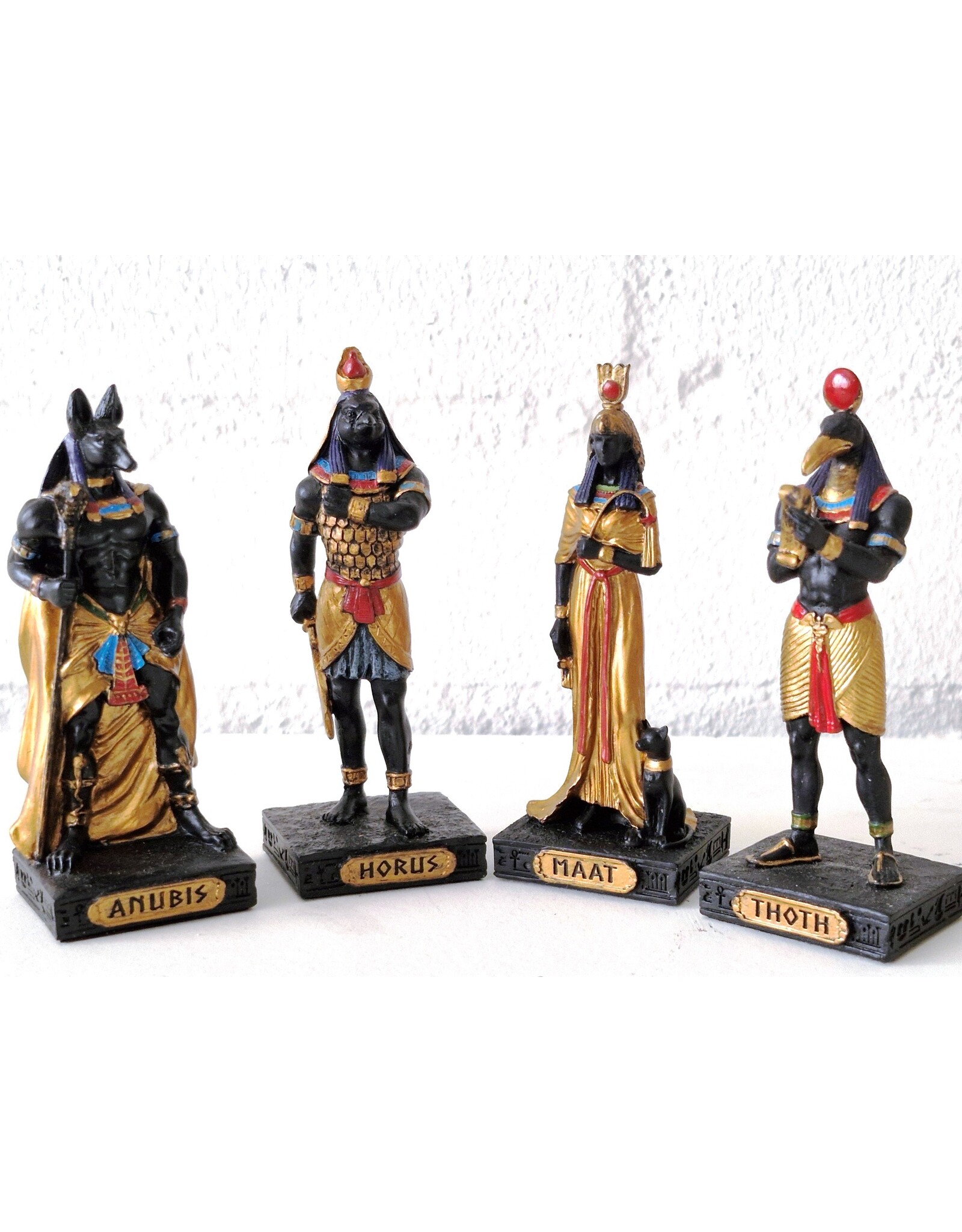 Veronese Design Giftware & Lifestyle - Pyramid Display with Twelve Egyptian Gods