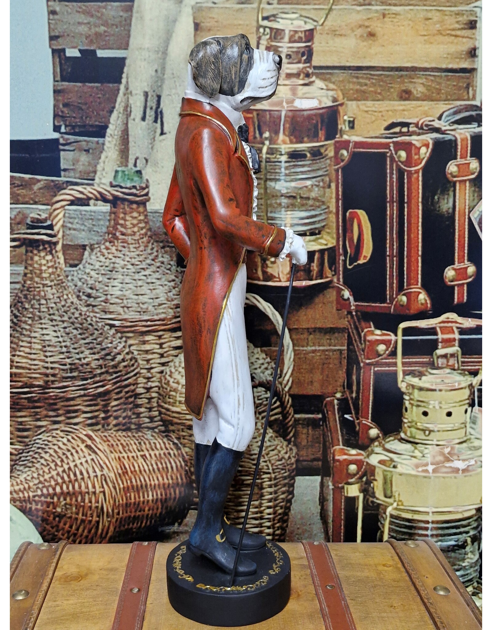Trukado Giftware Beelden Collectables - Sint Bernard Hond gekleed als Gentleman 51cm