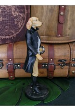 Trukado Giftware Beelden Collectables - Labrador Hond gekleed als Gentleman beeld 30,5cm