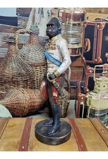 Baroque Giftware Beelden Collectables - Gorilla gekleed in Militaire Uniform beeld 40,5cm