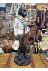 Baroque Giftware Beelden Collectables - Gorilla gekleed in Militaire Uniform beeld 40,5cm