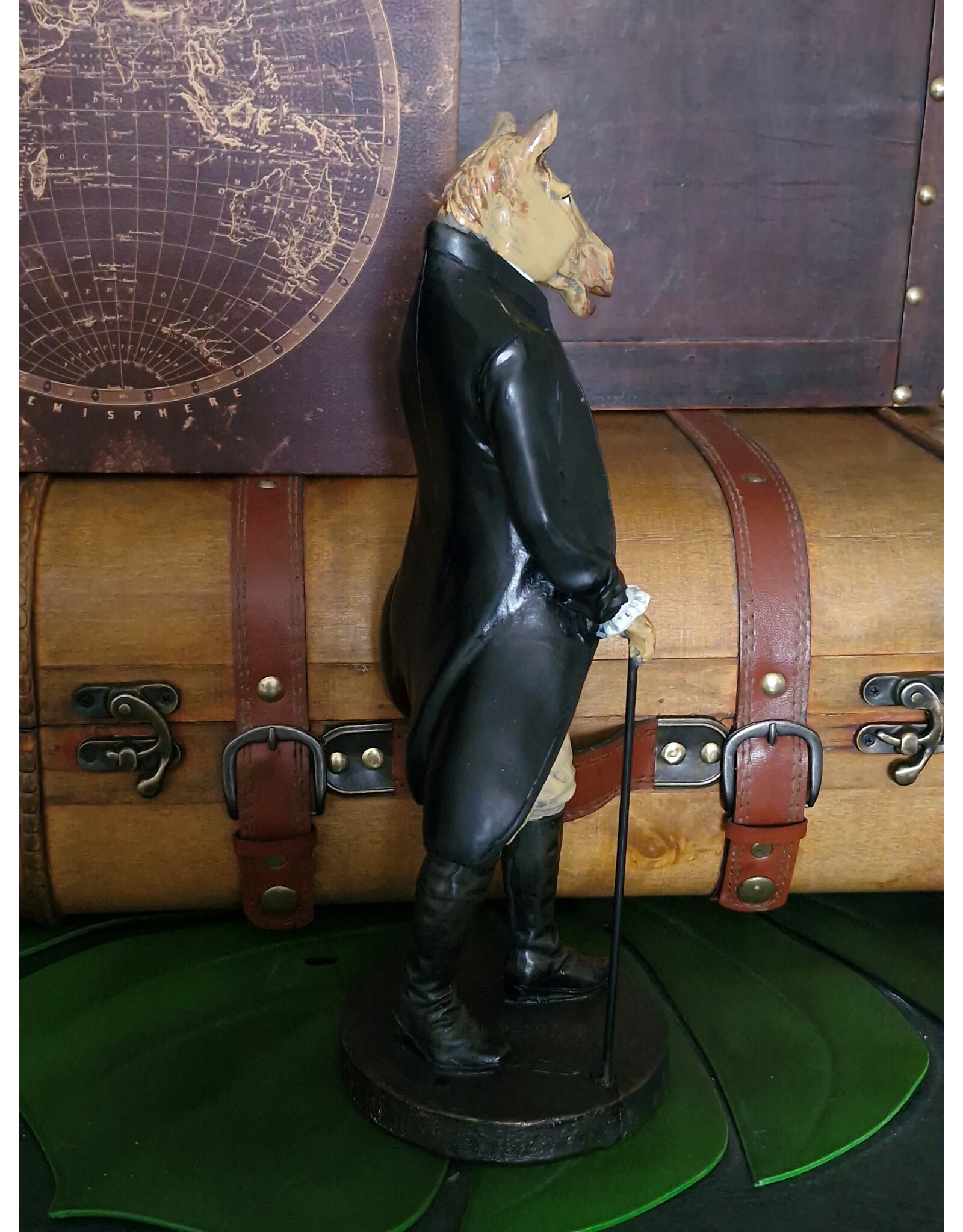Baroque Giftware Figurines Collectables - Horse dressed as a Gentleman statue 32cm