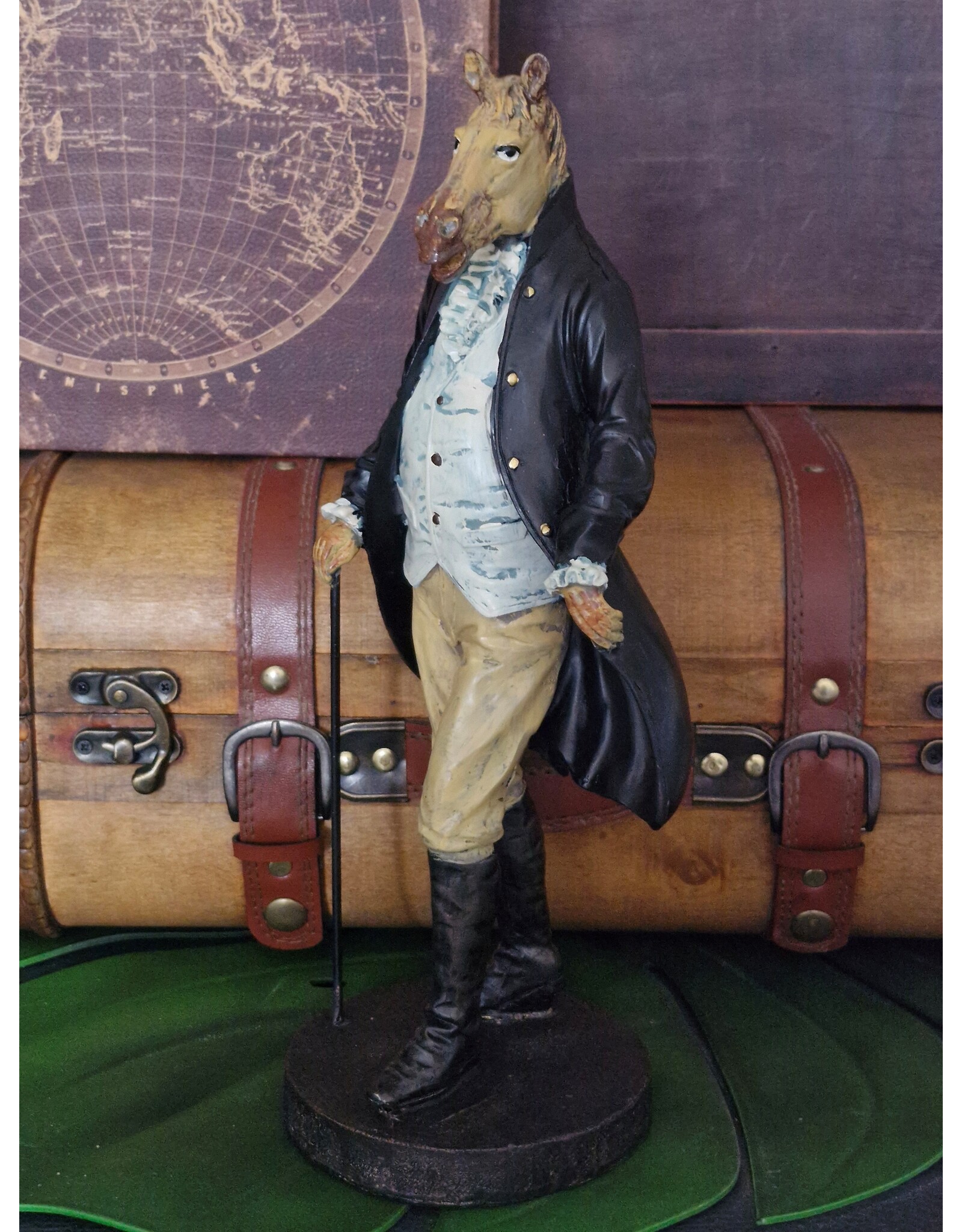 Baroque Giftware Figurines Collectables - Horse dressed as a Gentleman statue 32cm