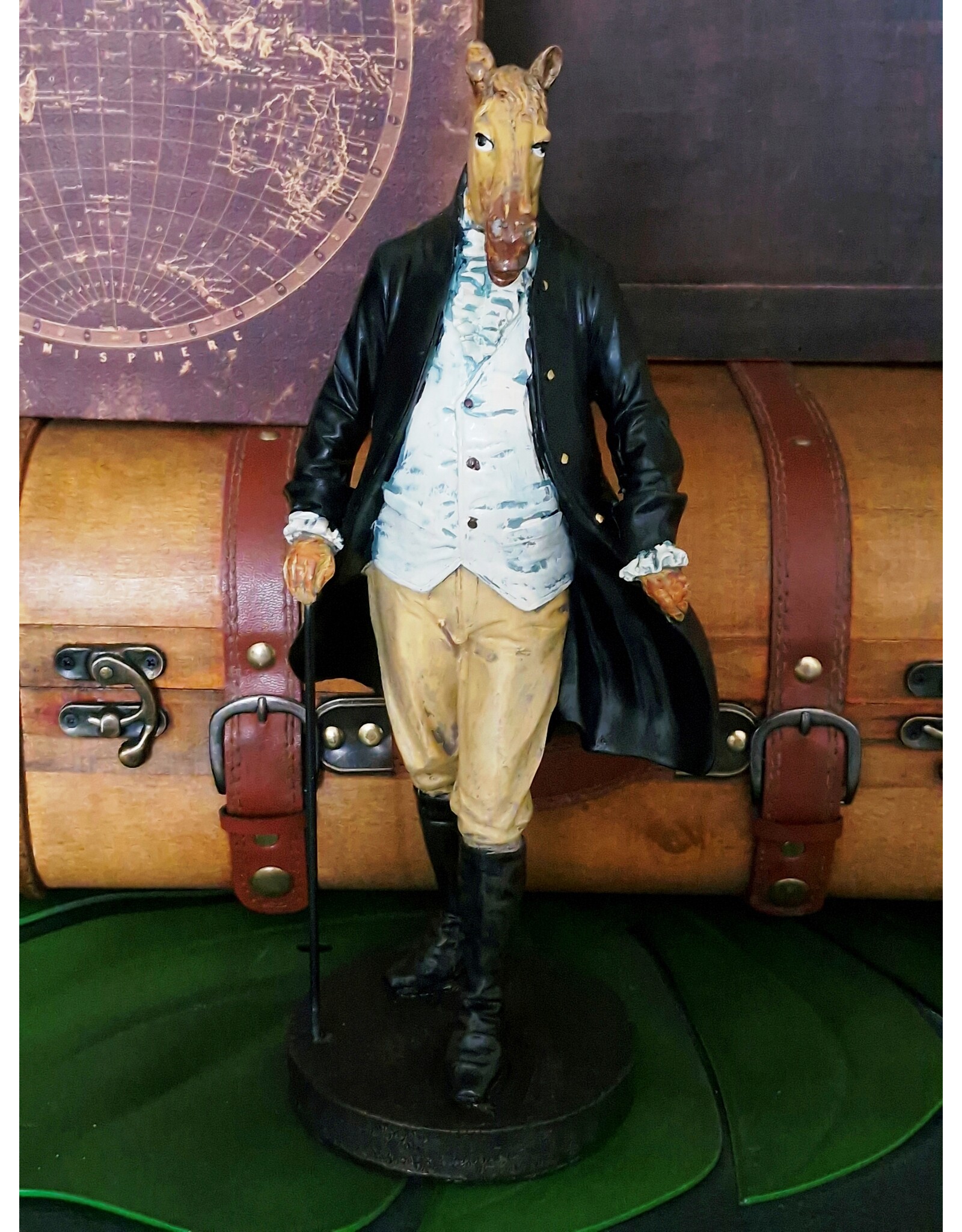 Baroque Giftware Figurines Collectables - Horse dressed as a Gentleman statue 32cm