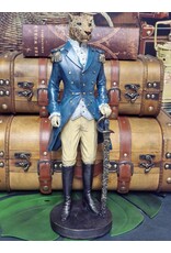 Baroque Giftware Beelden Collectables - Jaguar gekleed als Navy Officier beeld 43cm