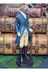 Baroque Giftware Beelden Collectables - Jaguar gekleed als Navy Officier beeld 43cm