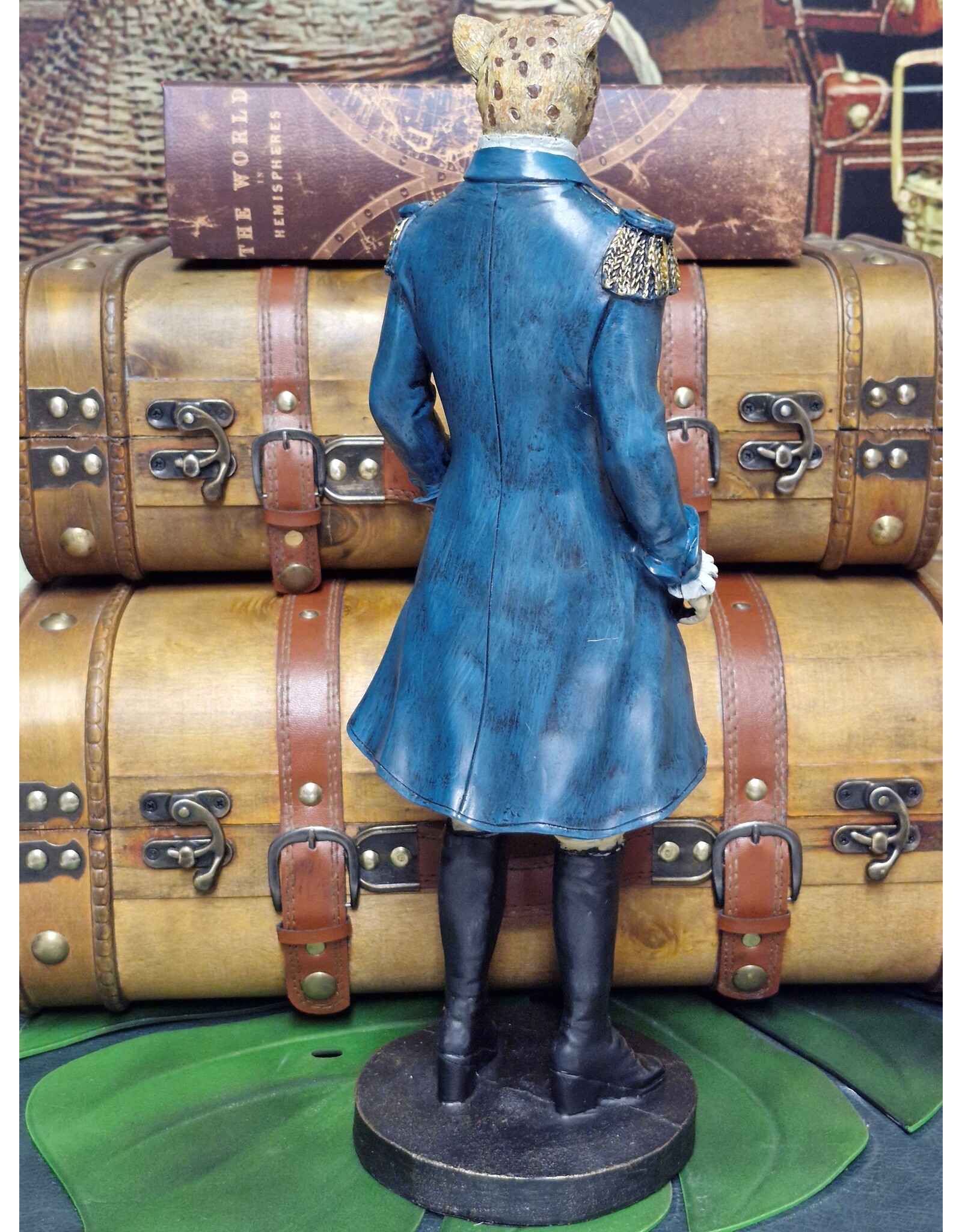 Baroque Giftware Figurines Collectables - Jaguar dressed as a Navy Officer statue 43cm