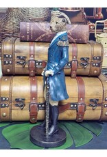 Baroque Giftware Figurines Collectables - Jaguar dressed as a Navy Officer statue 43cm