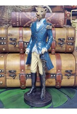 Baroque Giftware Beelden Collectables - Jaguar gekleed als Navy Officier beeld 43cm