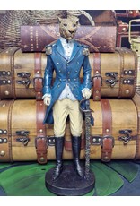 Baroque Giftware Figurines Collectables - Jaguar dressed as a Navy Officer statue 43cm
