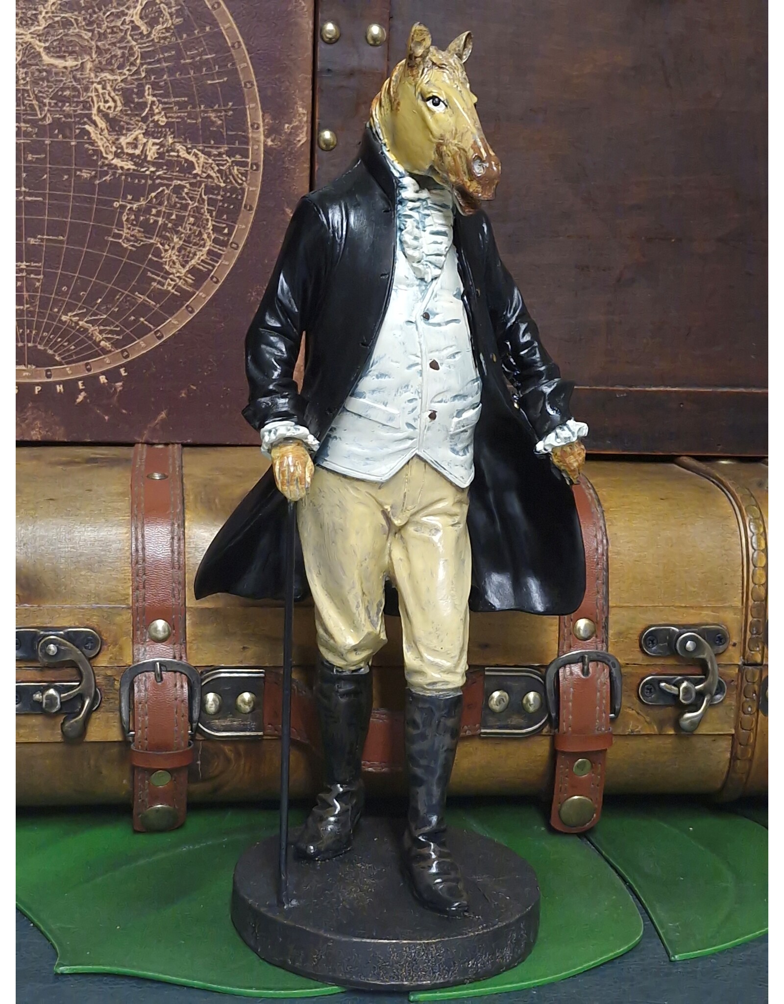 Baroque Giftware Figurines Collectables - Horse dressed as a Gentleman statue 32cm