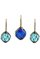 Trukado Miscellaneous - Visnet drijver Glazen Bol Ø 12,5cm - Set van 3