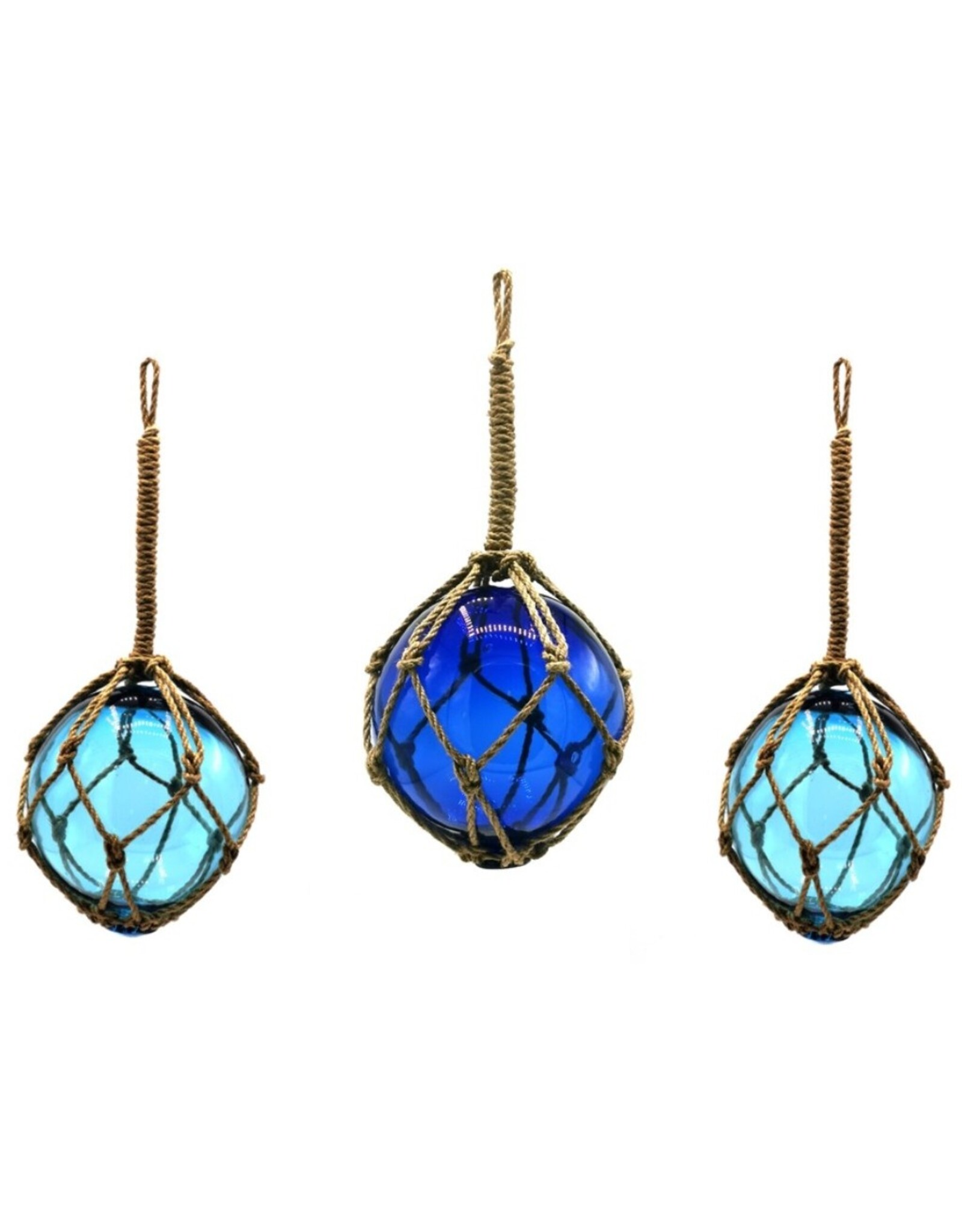 Trukado Miscellaneous - Fishnet float Glass Ball Ø 12. 5cm - Set of 3